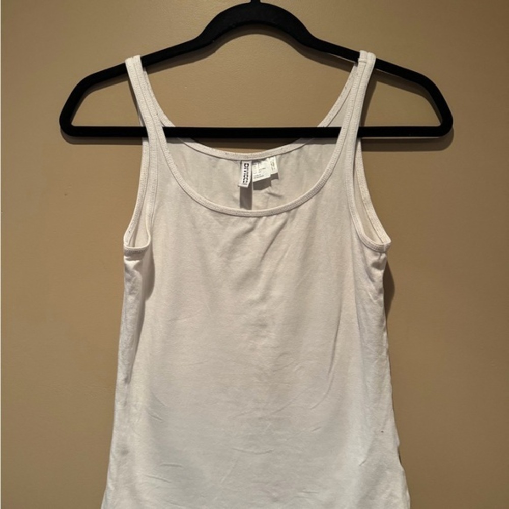 H&M Elegant White Tank Top